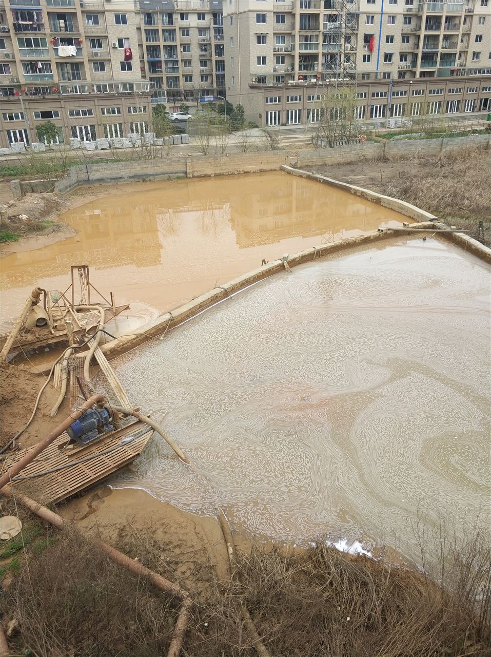滴道沉淀池淤泥清理-厂区废水池淤泥清淤